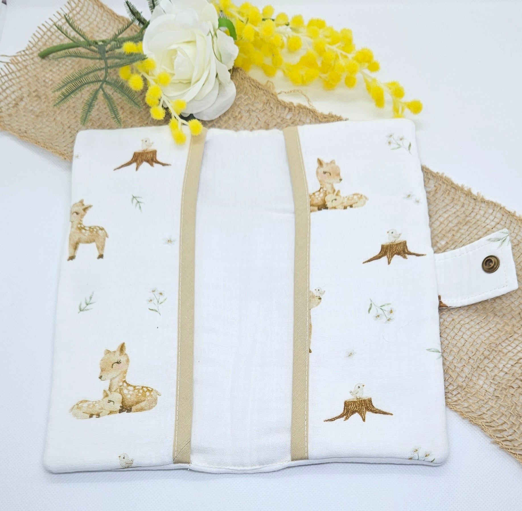 Protège livret de famille "Biche"