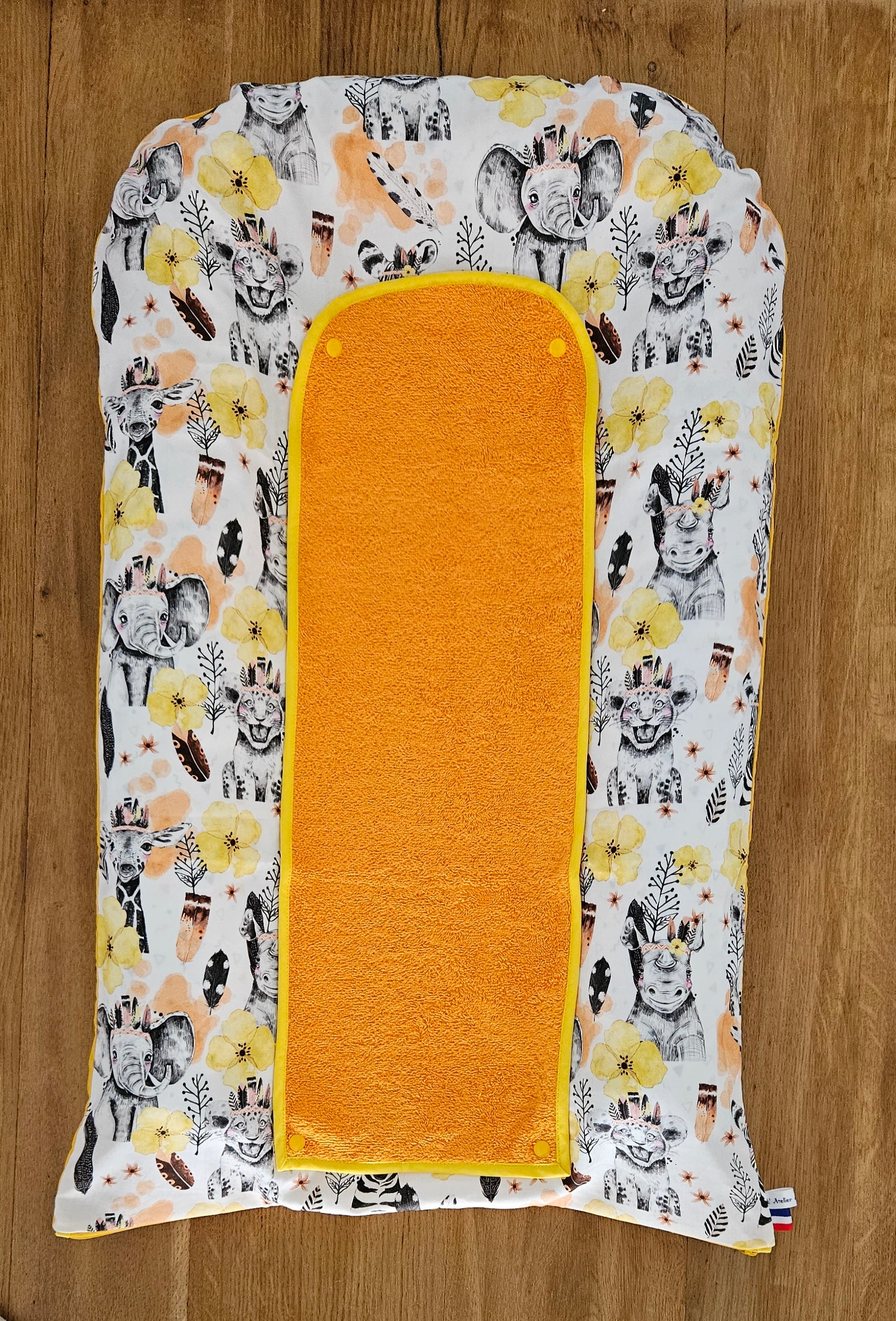 Protège matelas à langer Savane