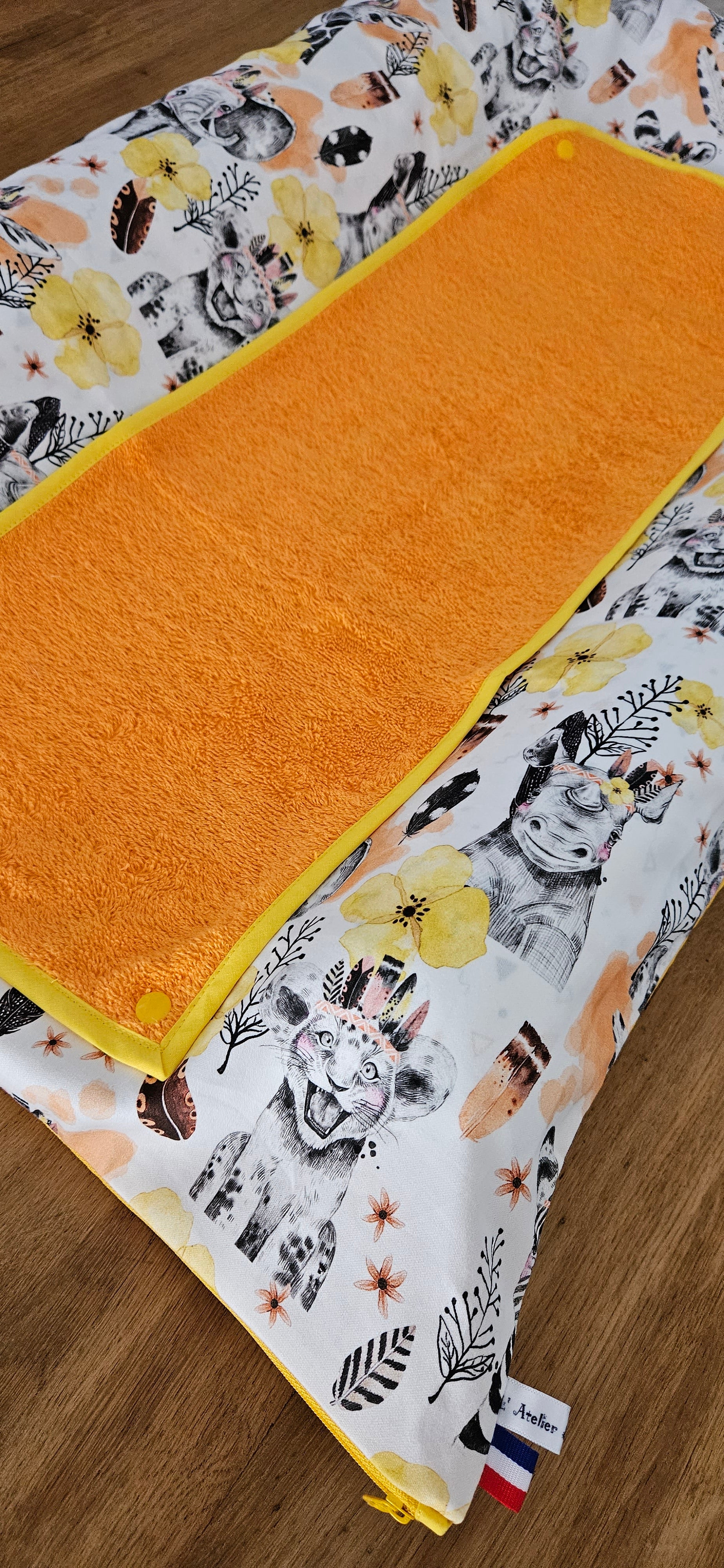 Protège matelas à langer Savane