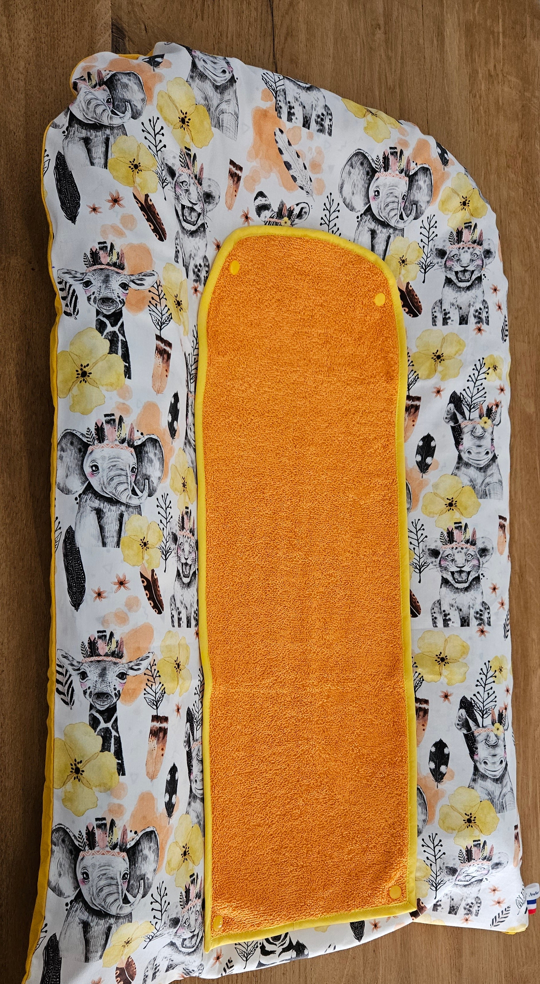 Protège matelas à langer Savane