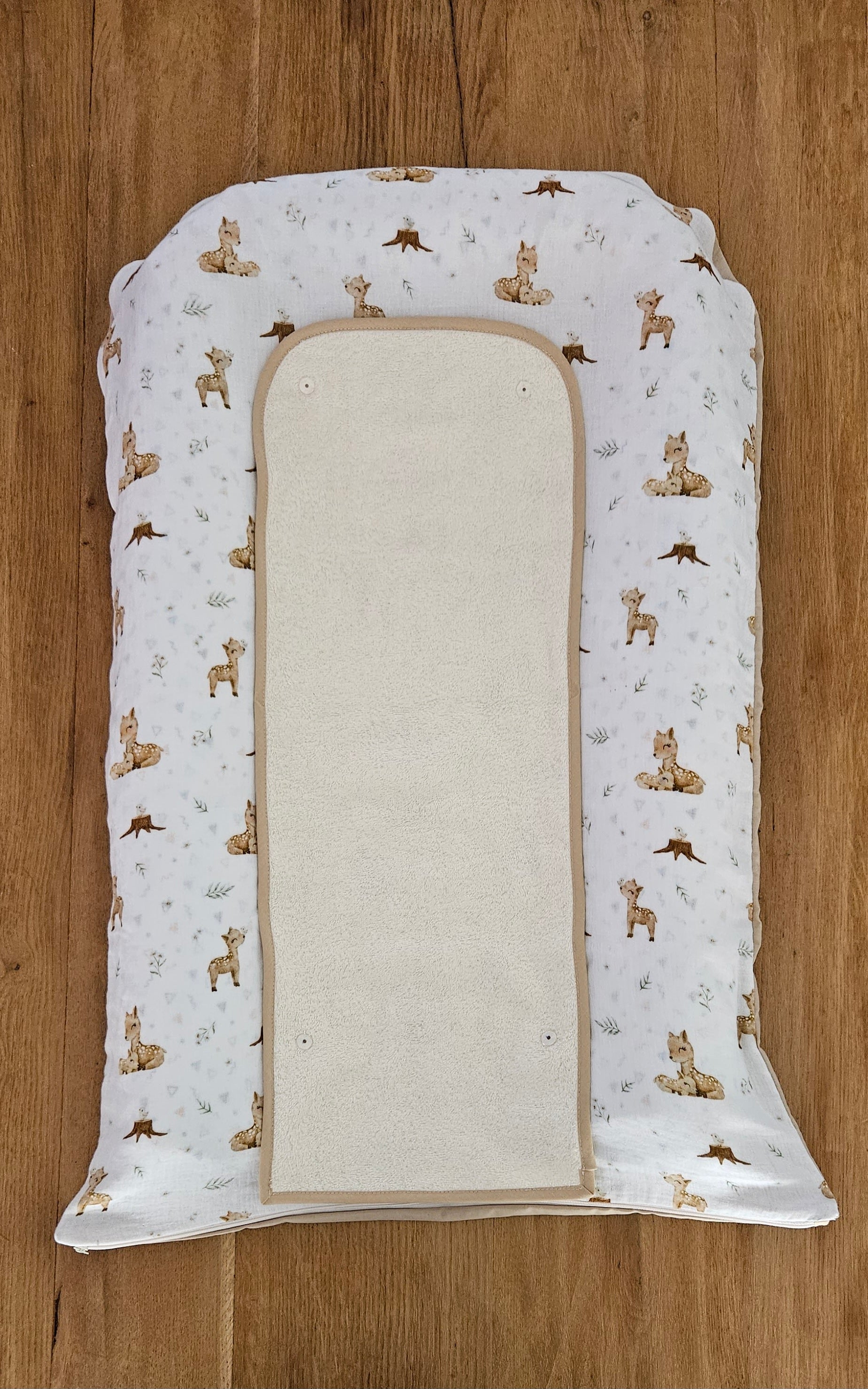 Protège matelas à langer "Biche"