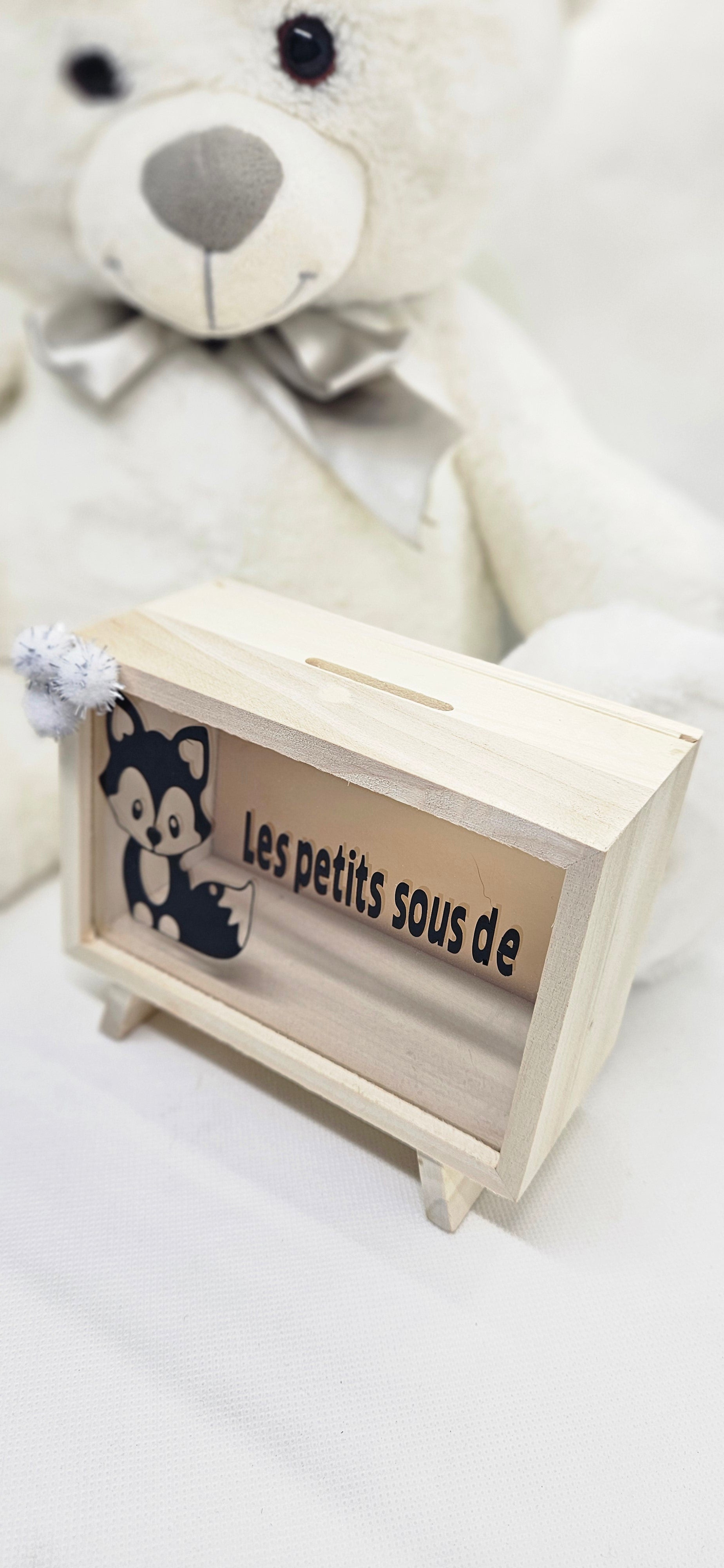 Tirelire bébé renard