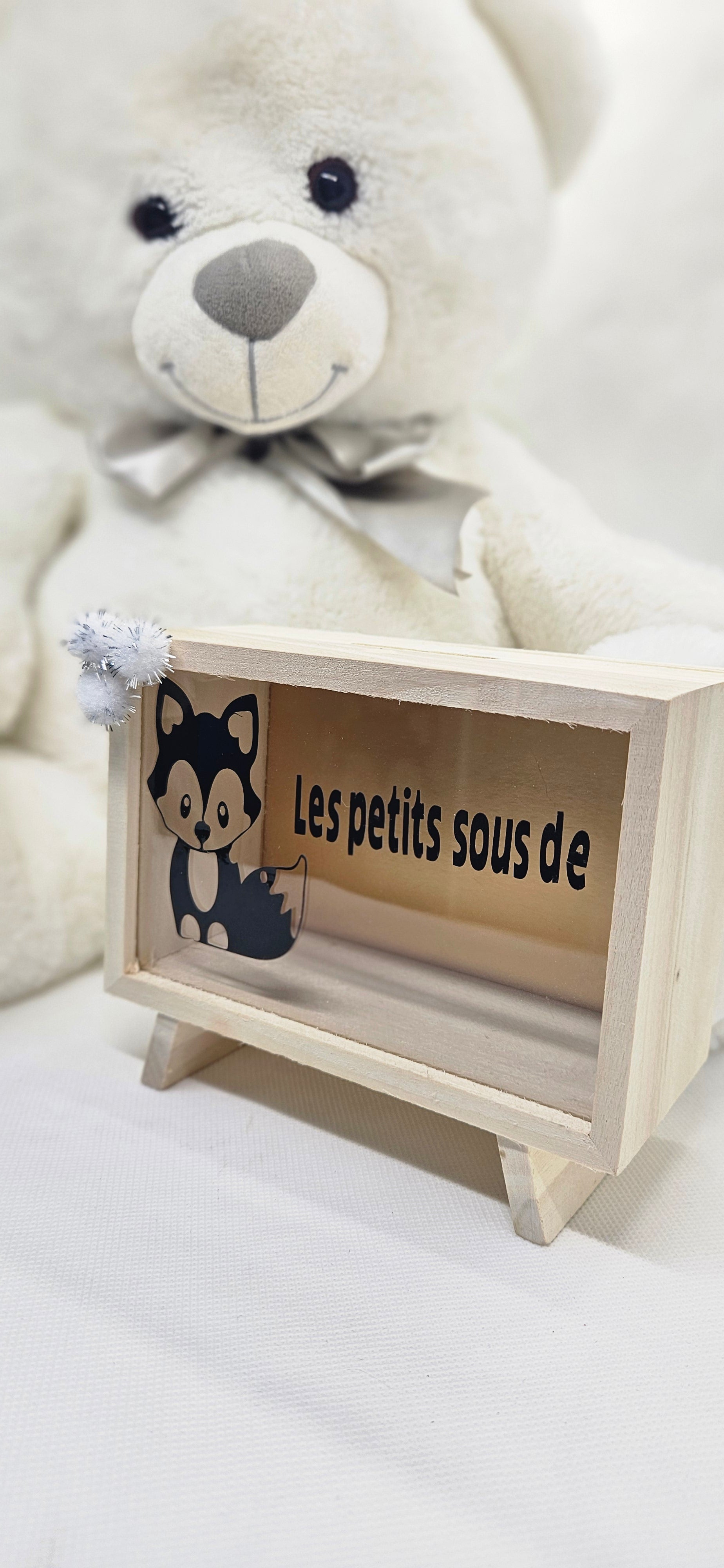 Tirelire bébé renard