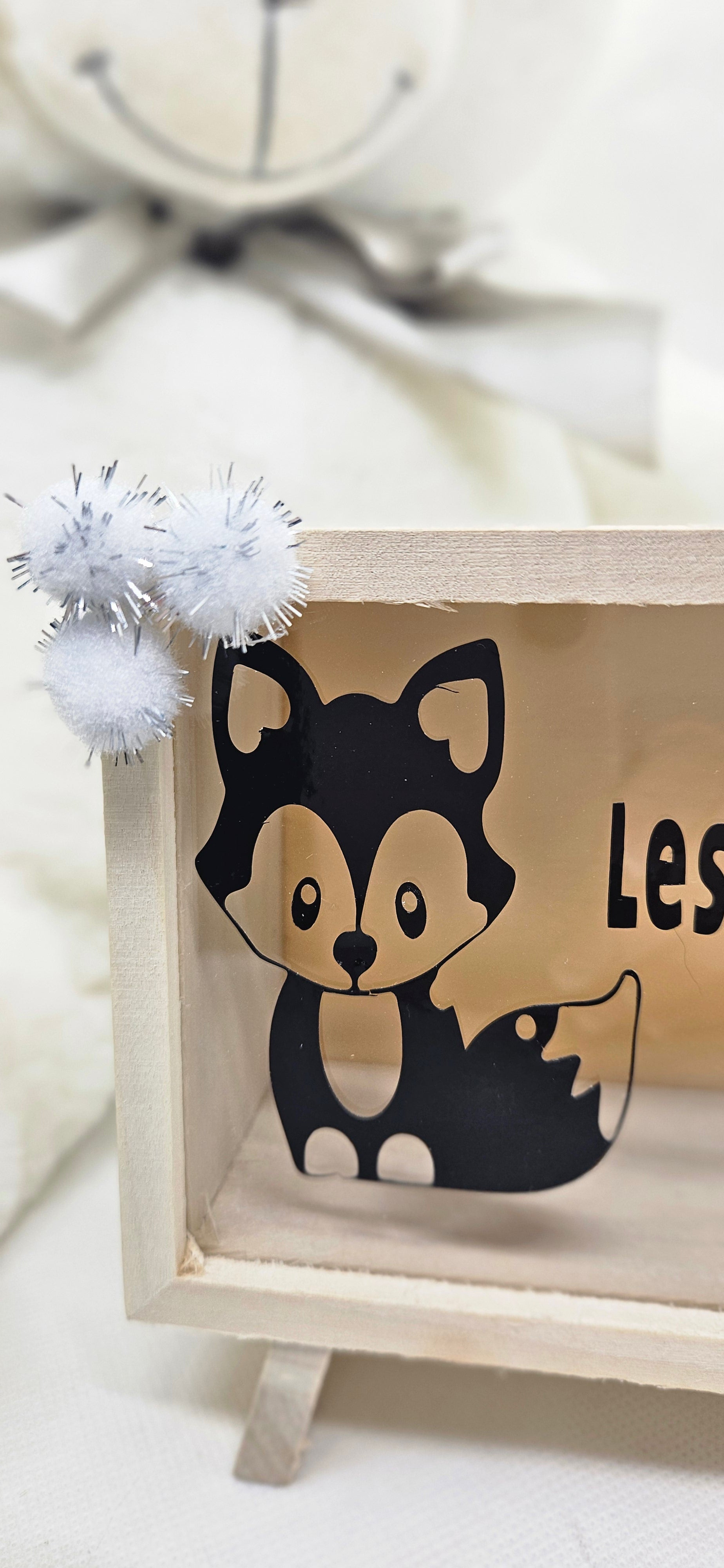 Tirelire bébé renard