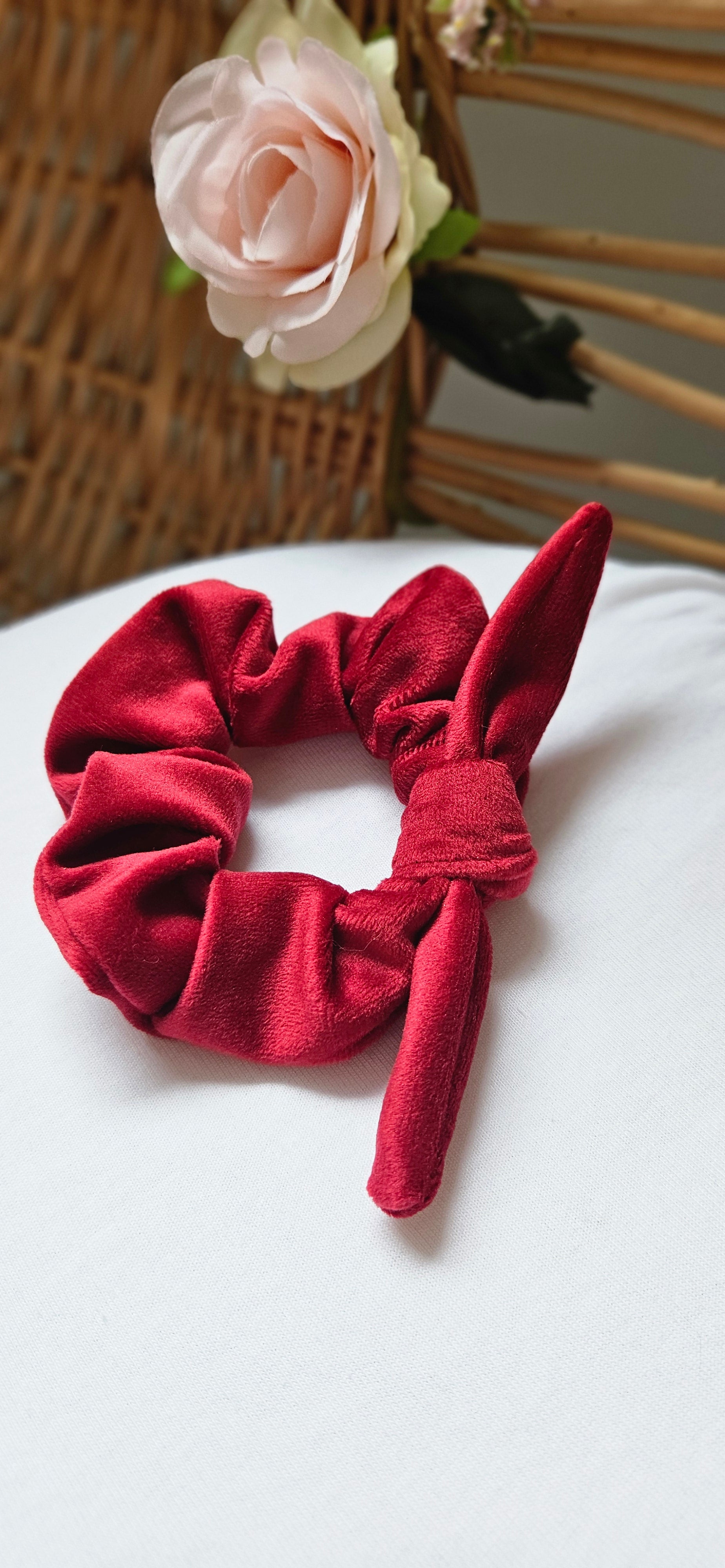 Chouchou scrunchie velours