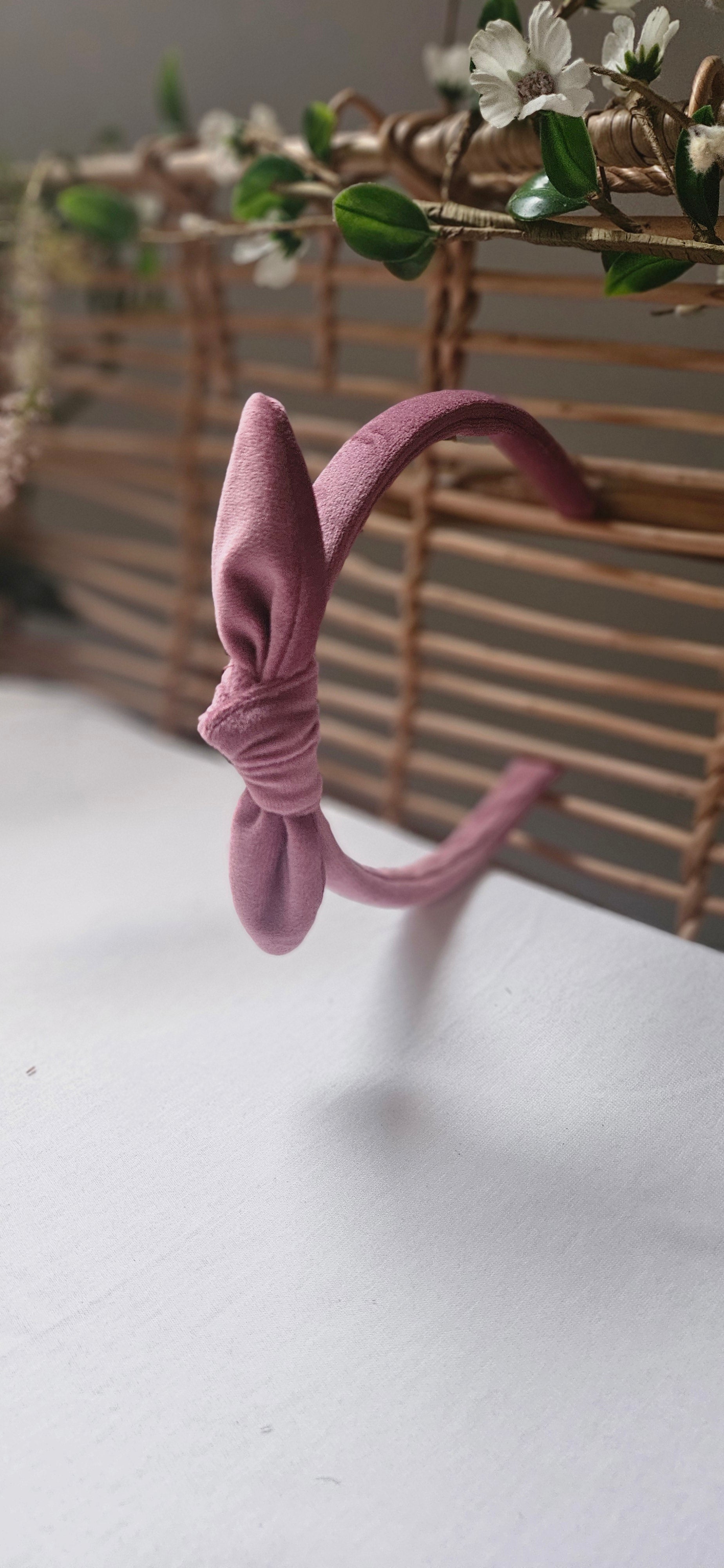 Serre-tête enfant velours