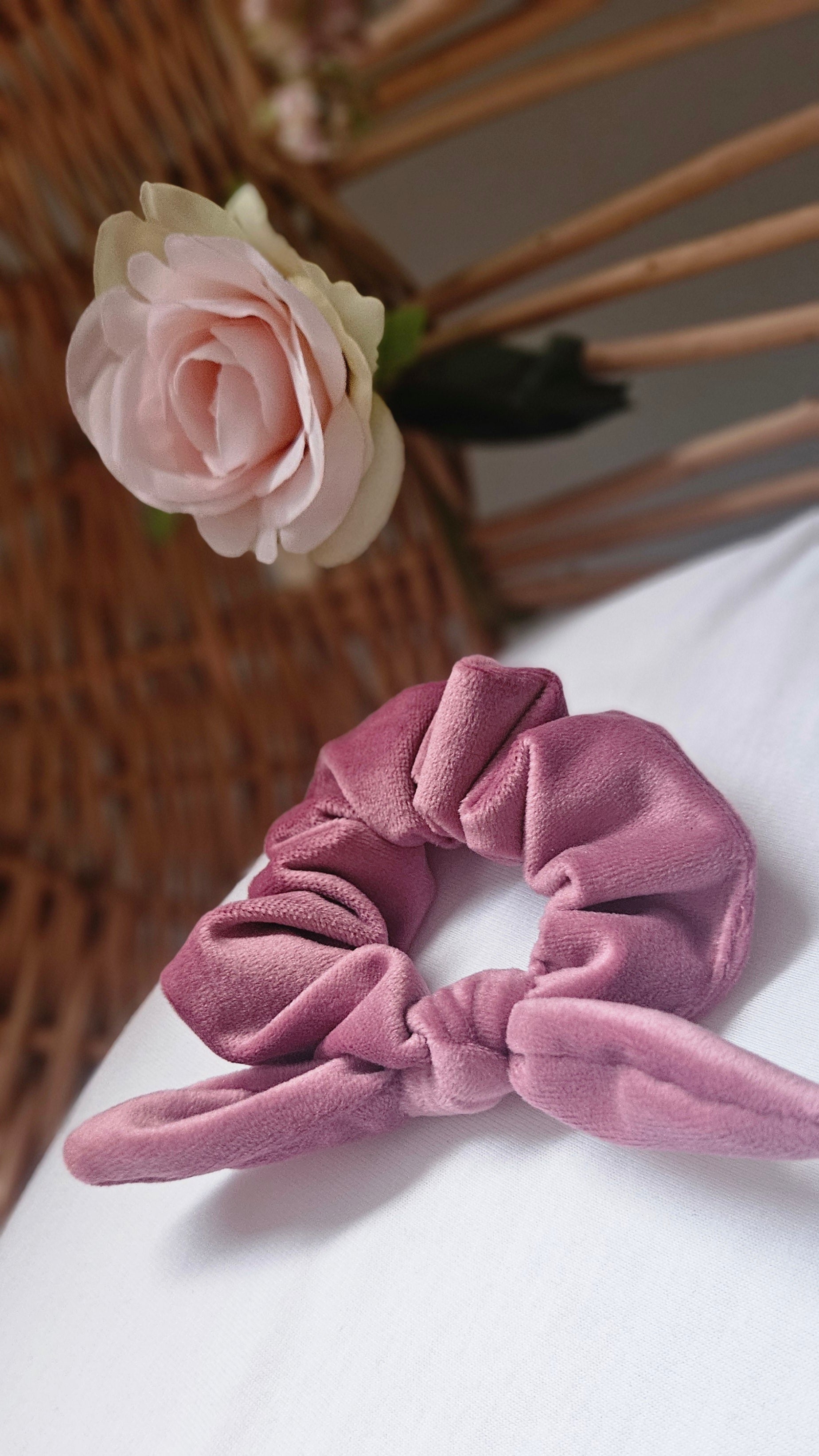 Chouchou scrunchie velours
