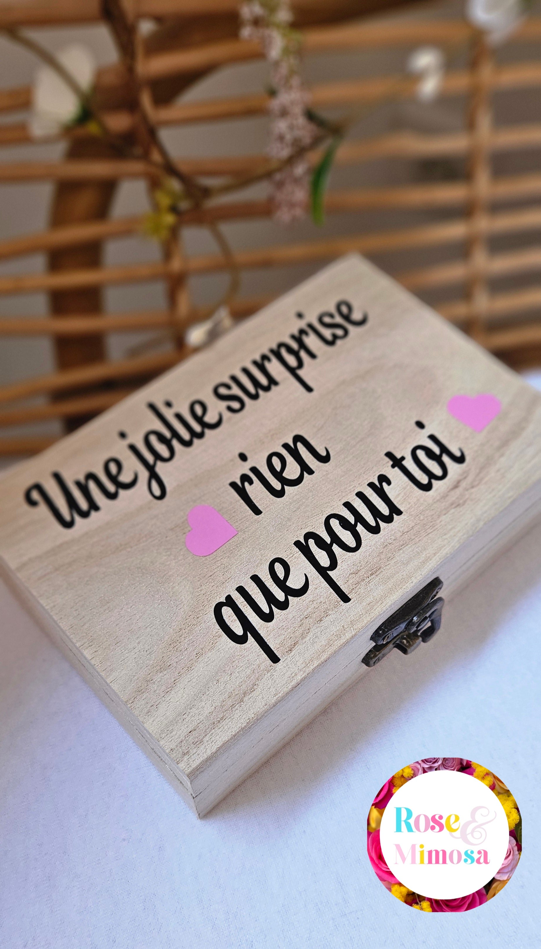 Coffret annonce petit format ❤️