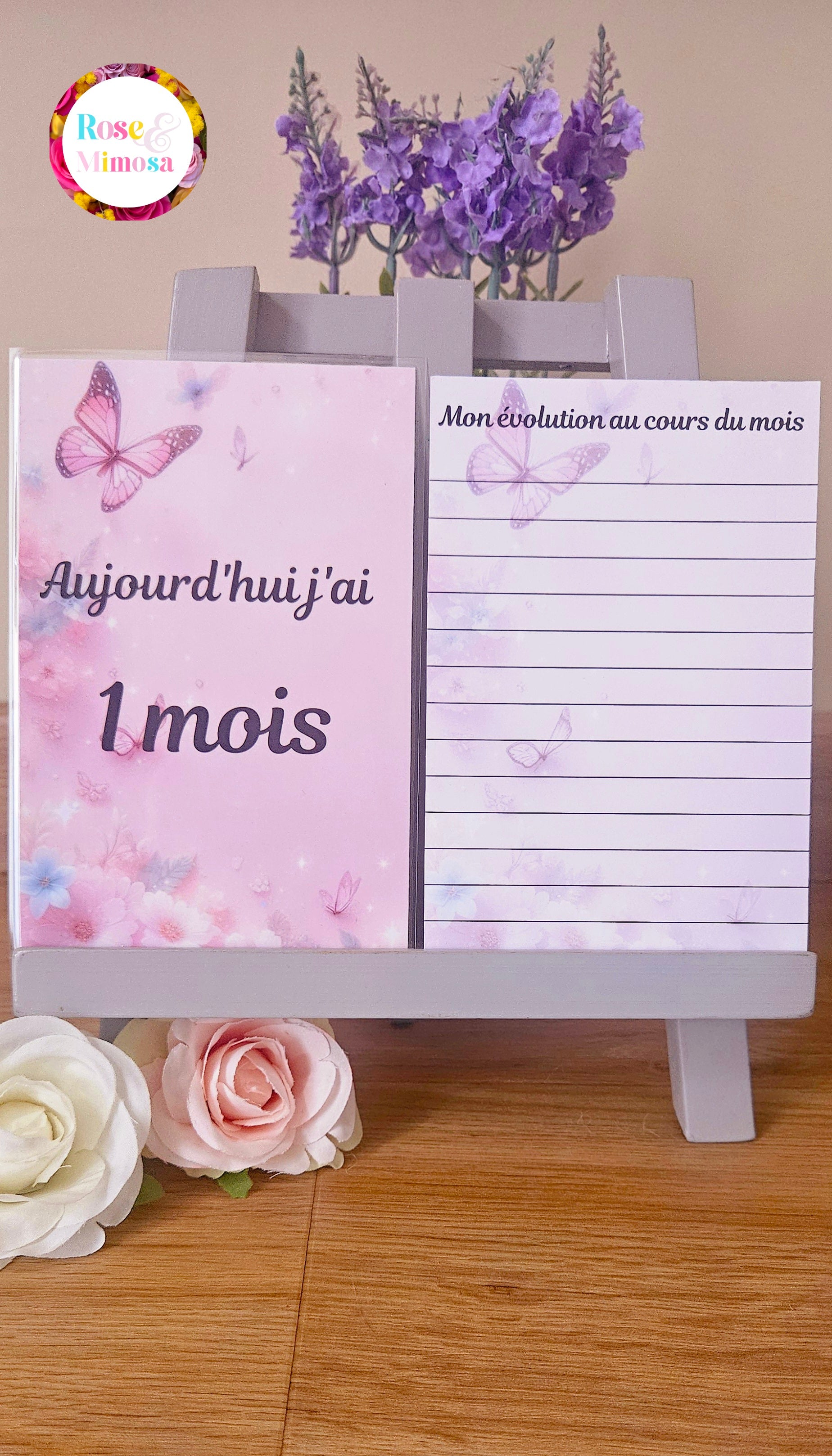 Carte étape Thème PAPILLON 🦋