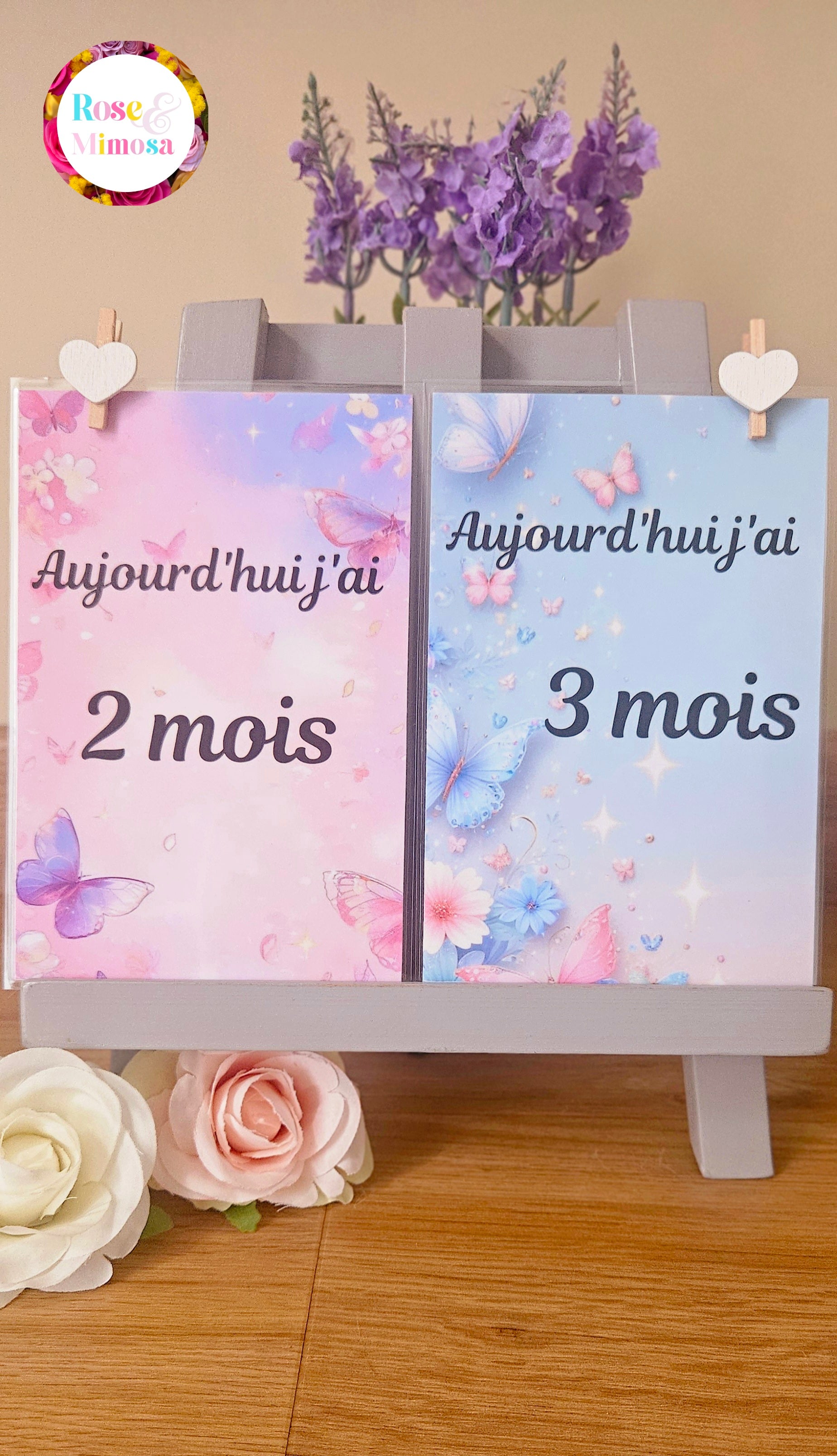 Carte étape Thème PAPILLON 🦋