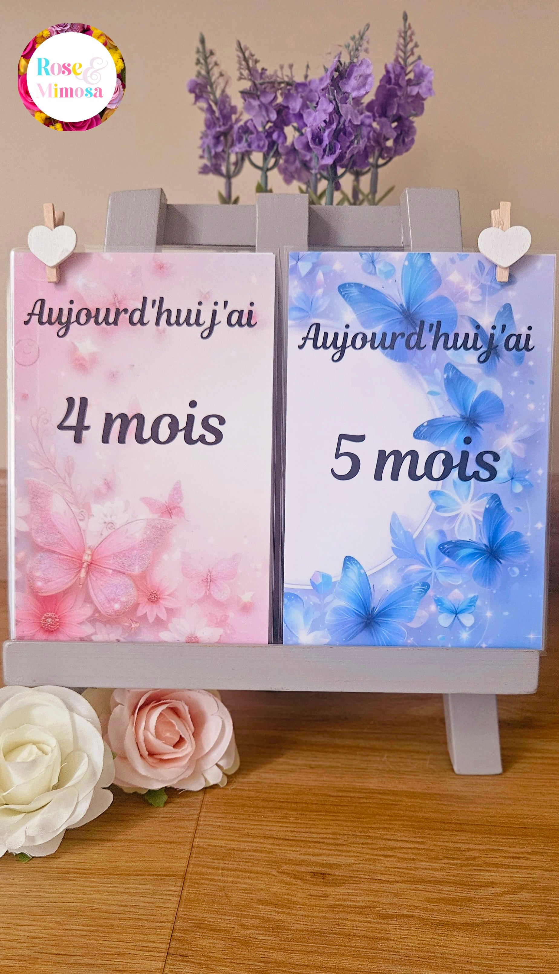 Carte étape Thème PAPILLON 🦋