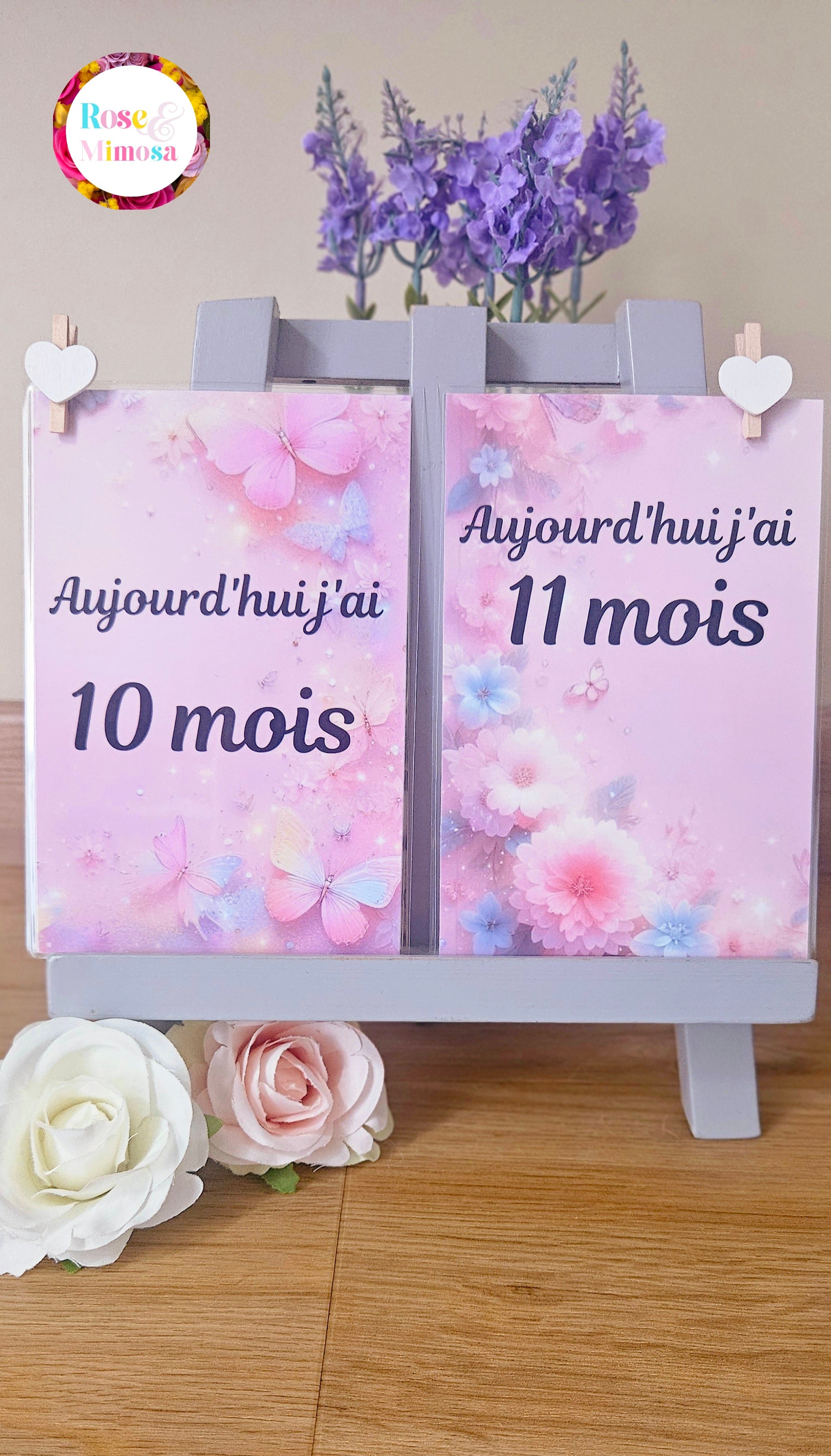 Carte étape Thème PAPILLON 🦋