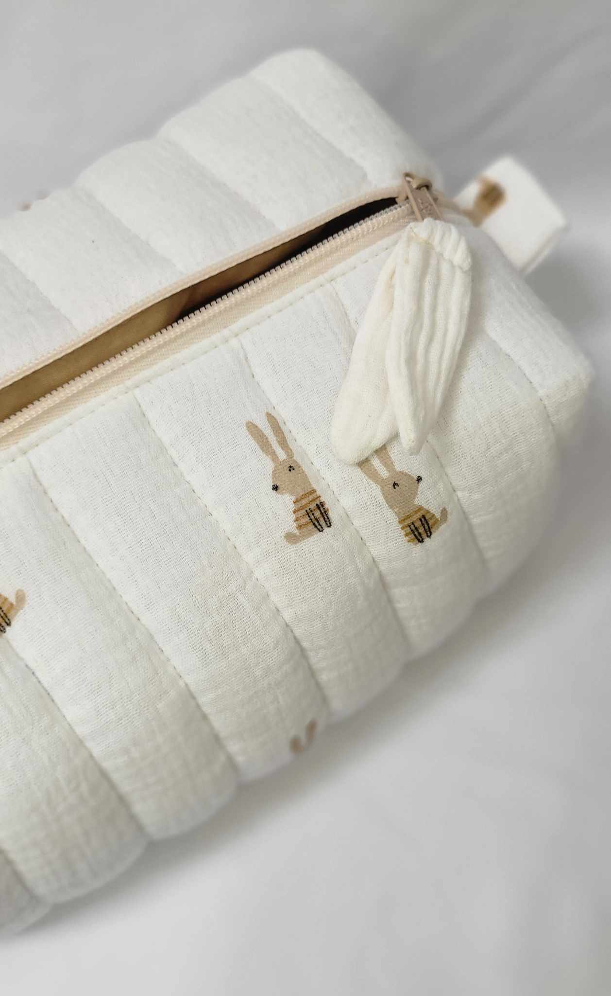 Trousse matelassée Lapin