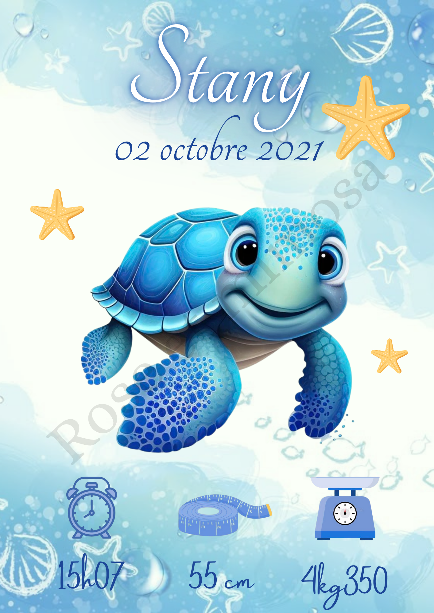 Affiche de naissance