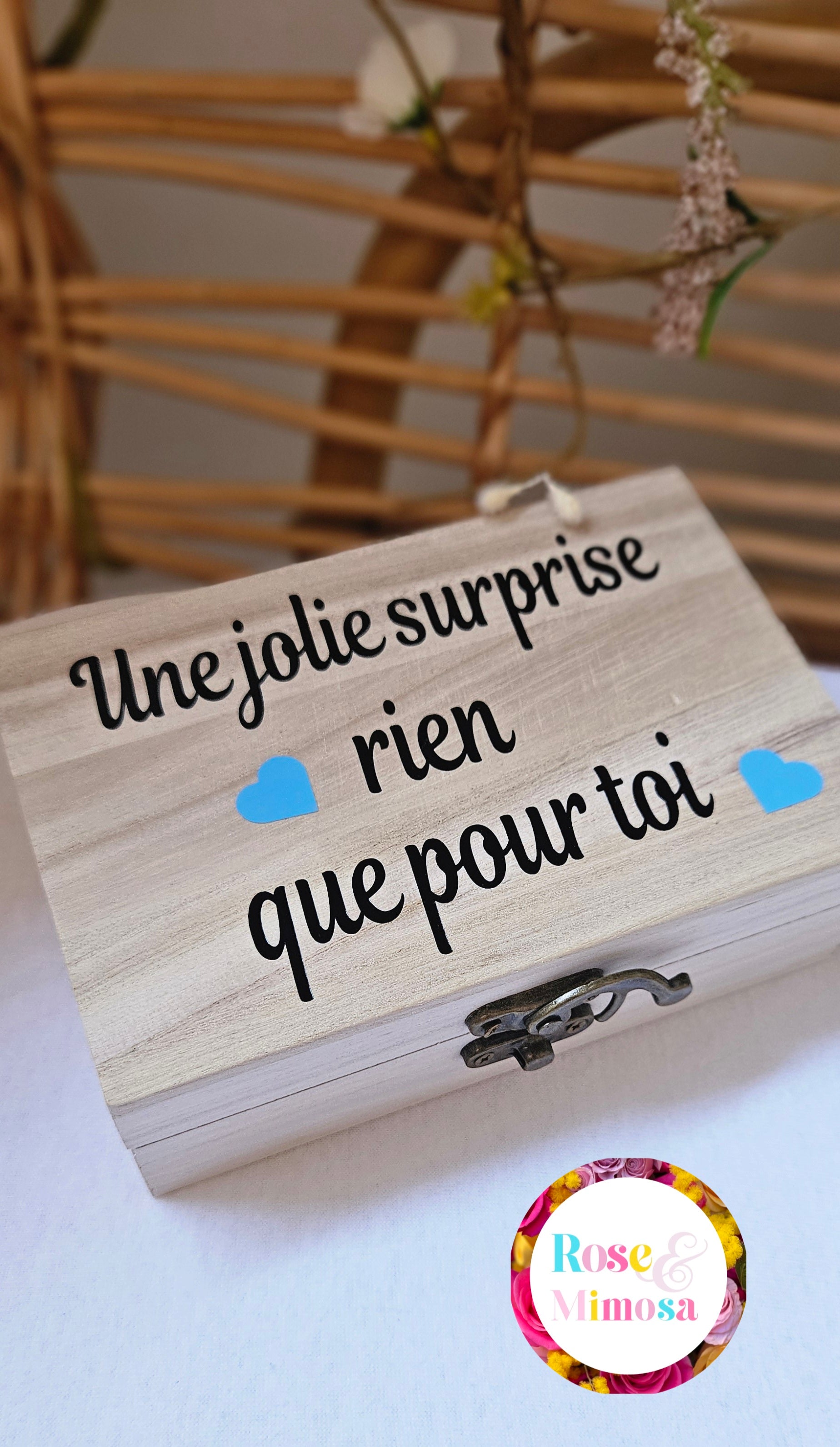 Coffret annonce petit format ❤️