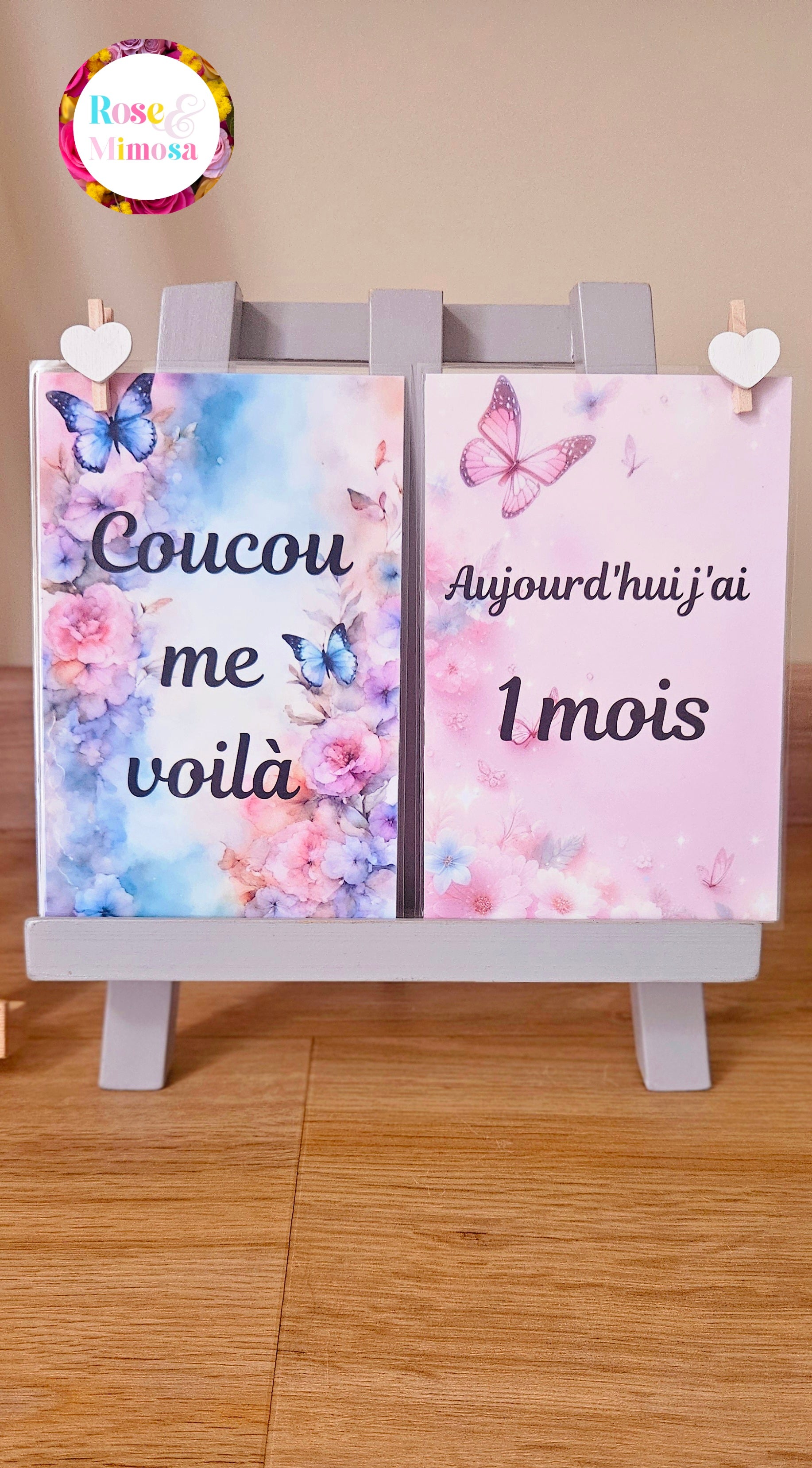 Carte étape Thème PAPILLON 🦋