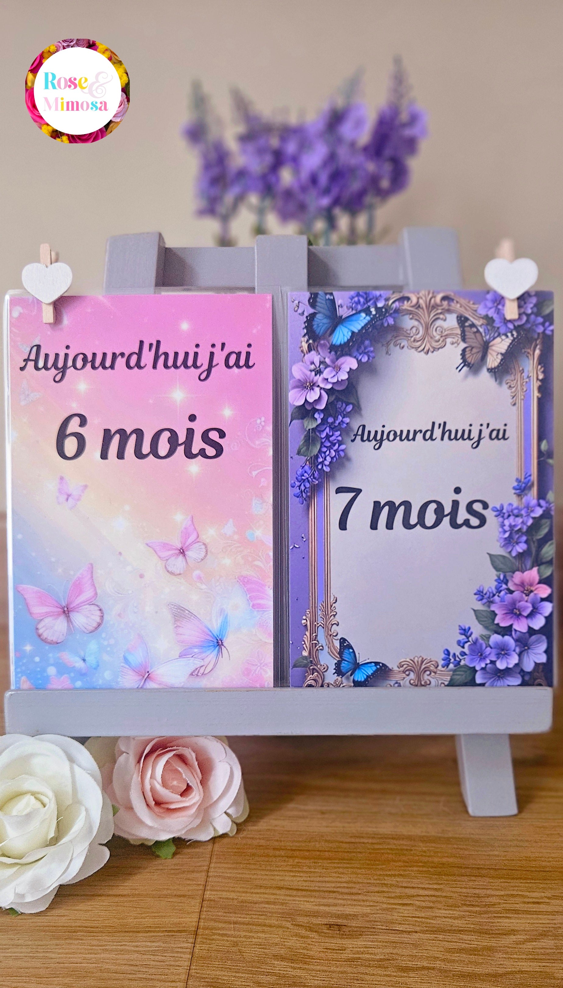 Carte étape Thème PAPILLON 🦋