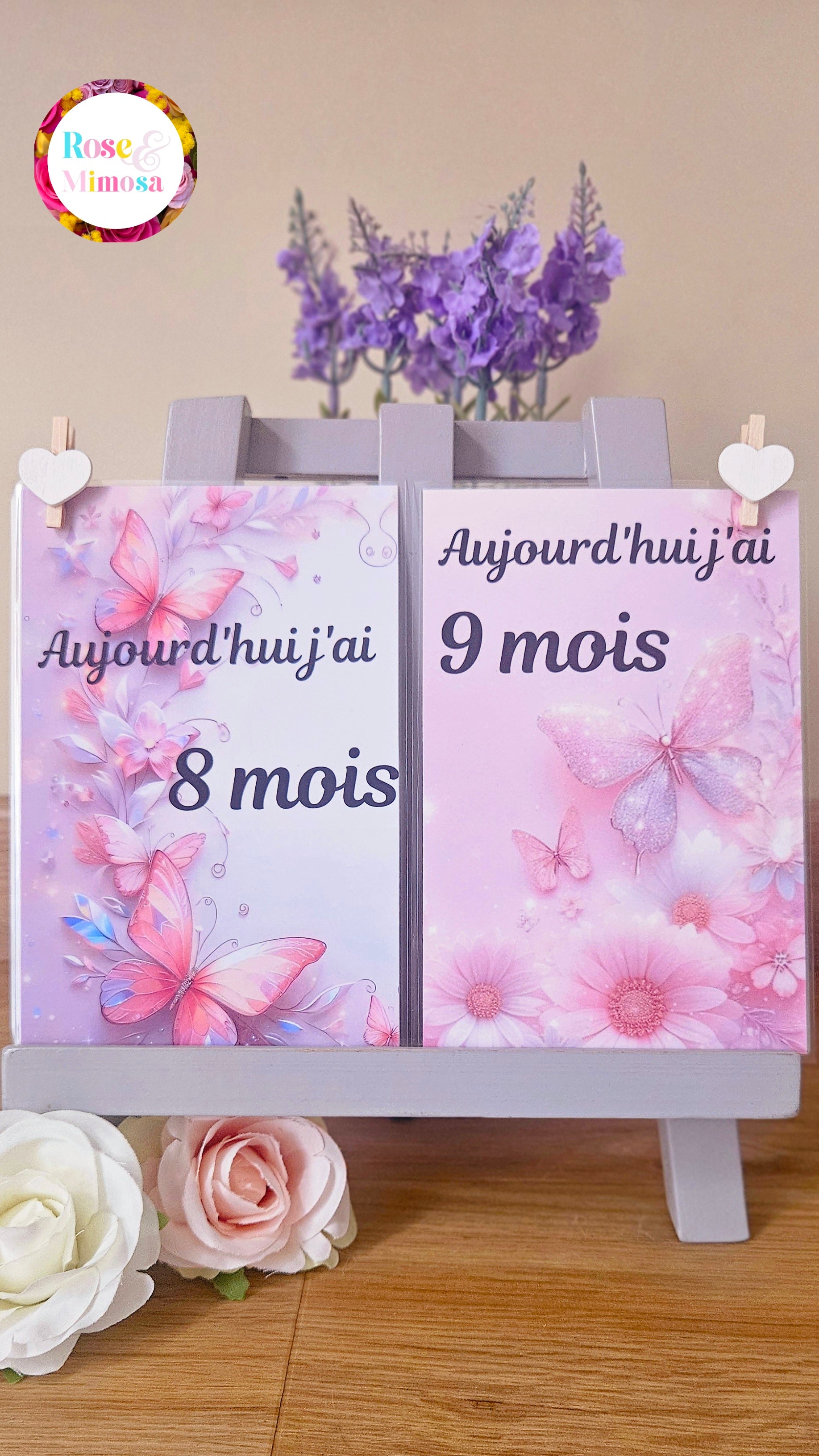 Carte étape Thème PAPILLON 🦋