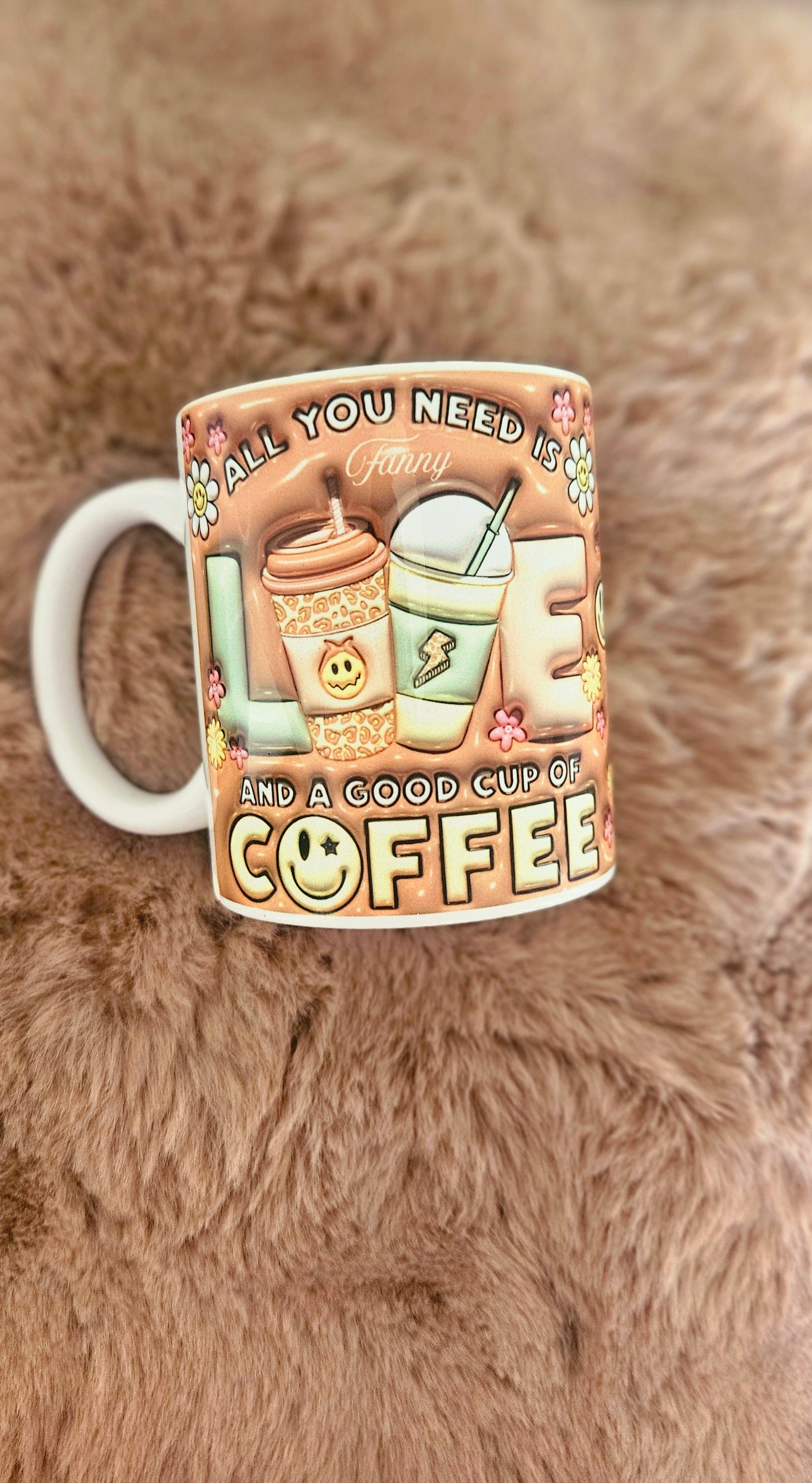Mug personnalisé "All You Need is Love & Coffee"