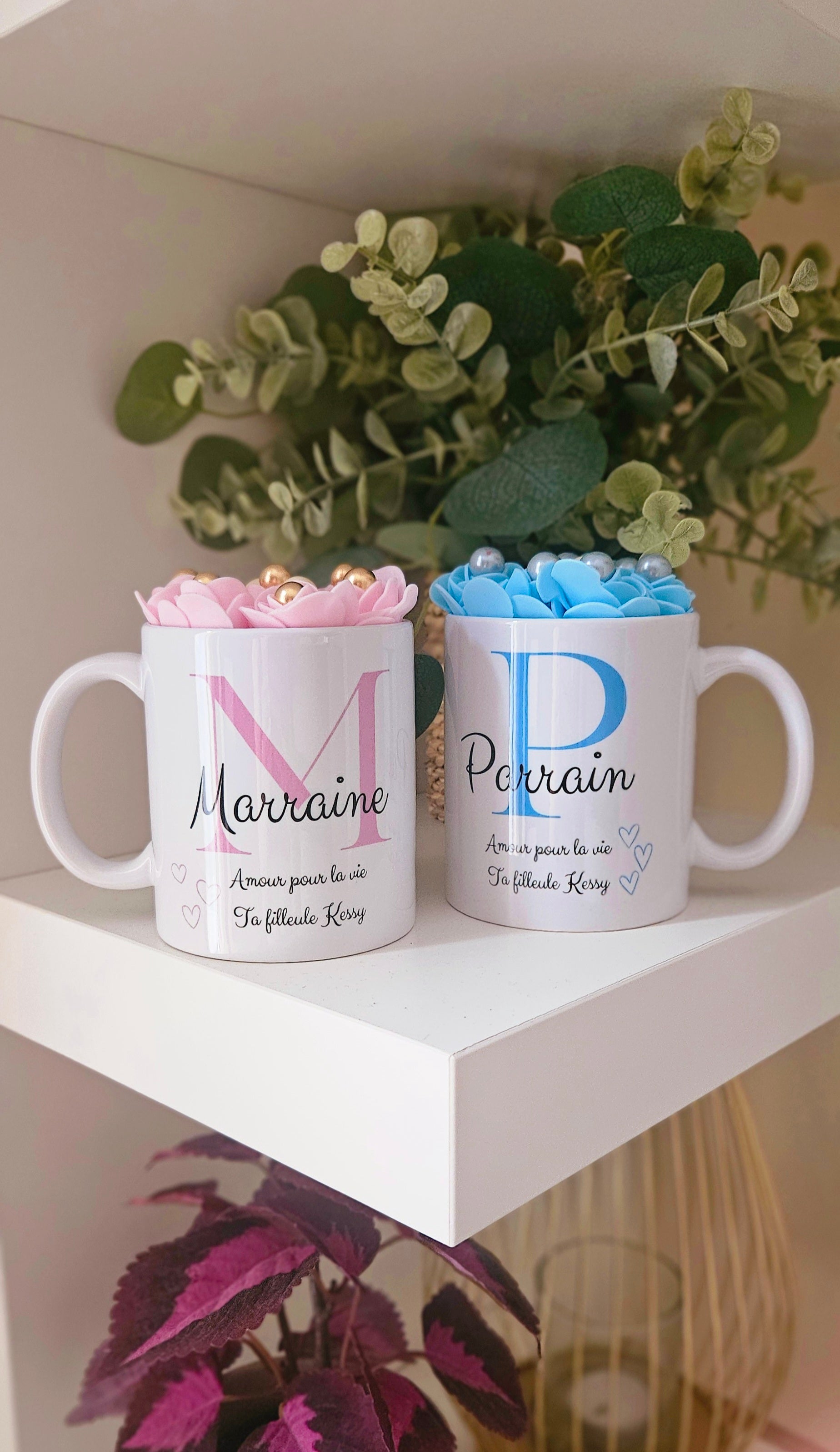 🩷 Mug Cadeau Marraine – Une attention pleine d’amour 🩷