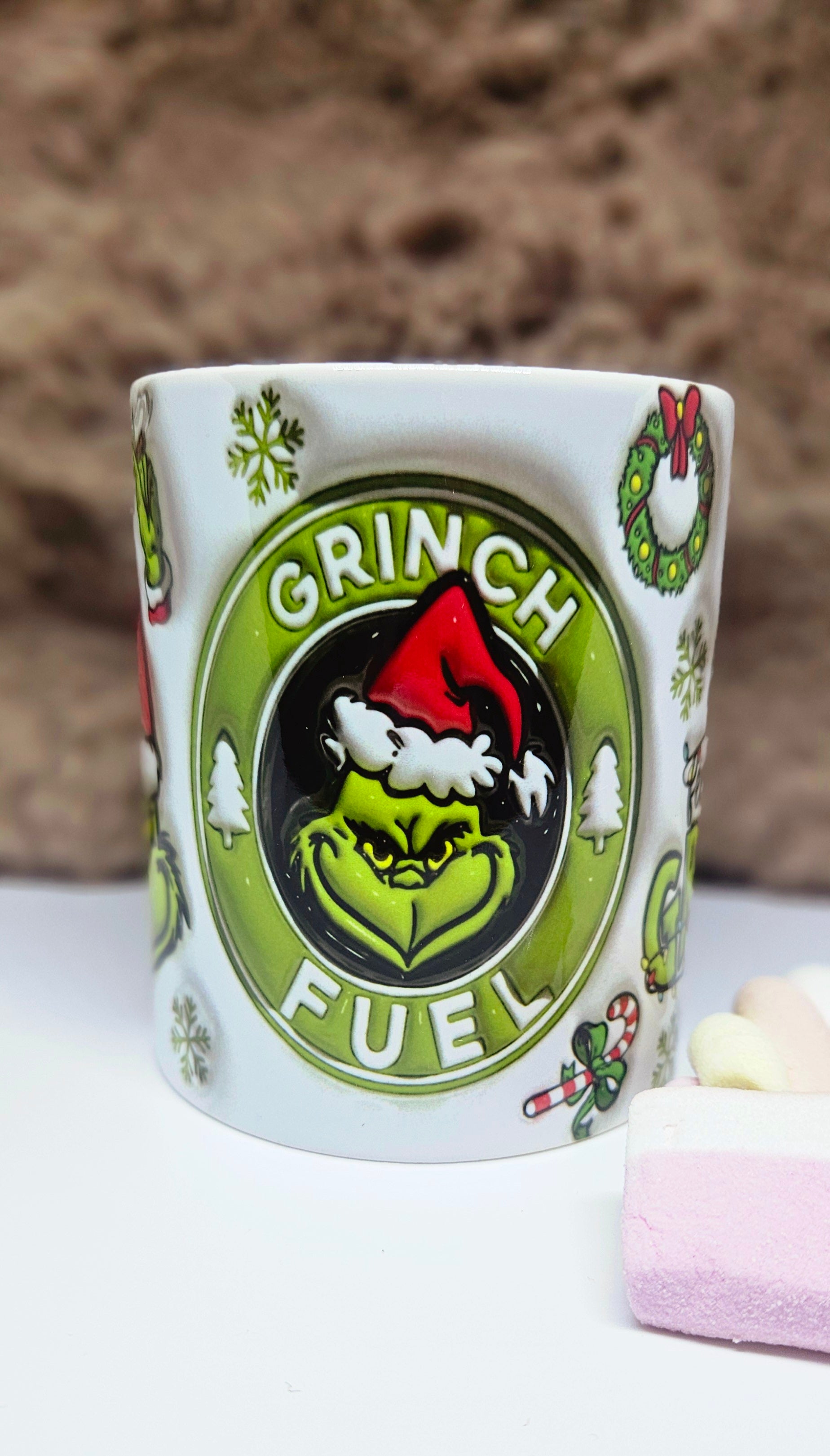 💚 Mug “Grinch Fuel” – Feeling Extra Grinchy Today 🎄