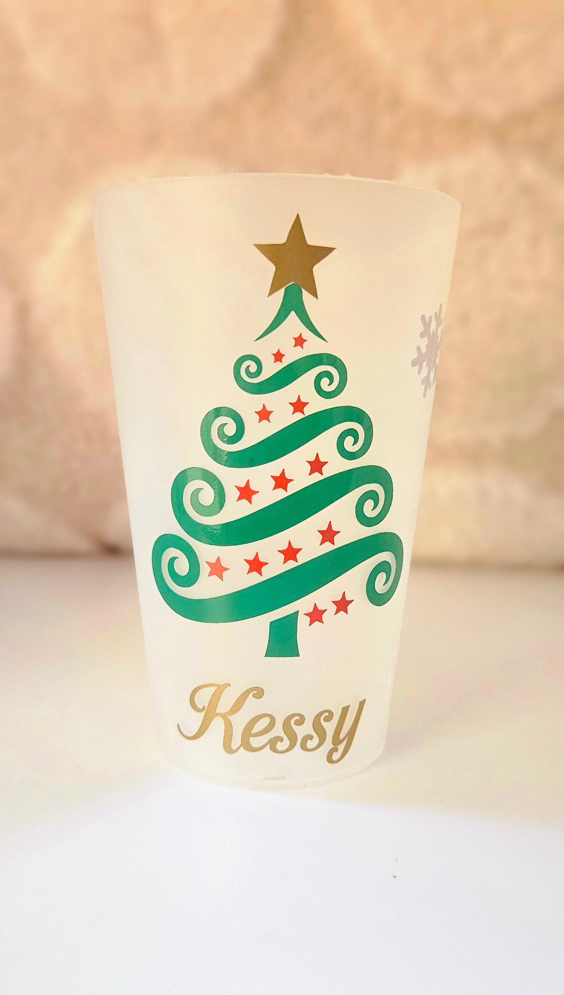 🎄 Gobelet “Sapin enchanté” – Pour un Réveillon plein d’étoiles ✨