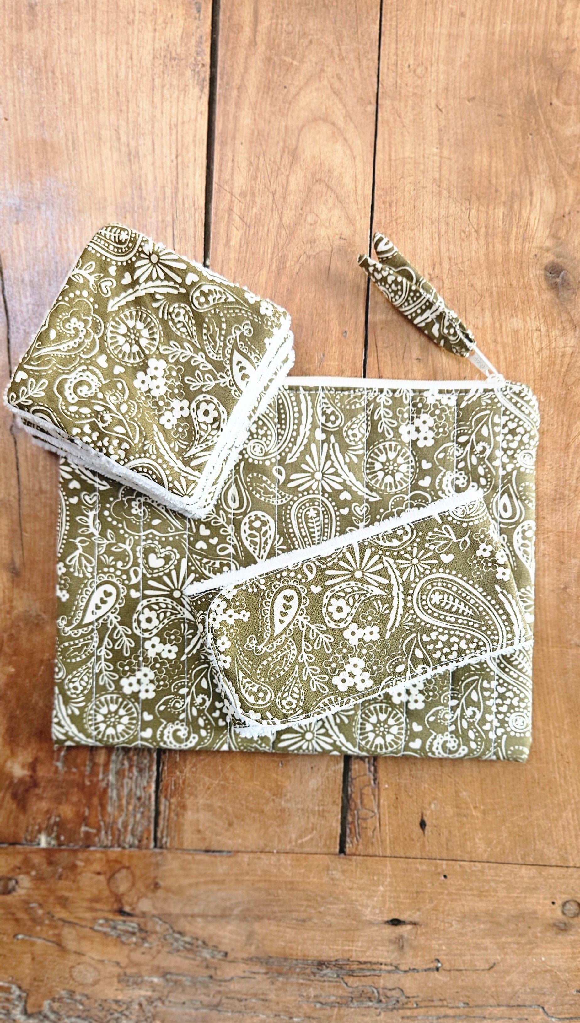 💚 Coffret Soin du Visage – Modèle Olive Bohème 🌿