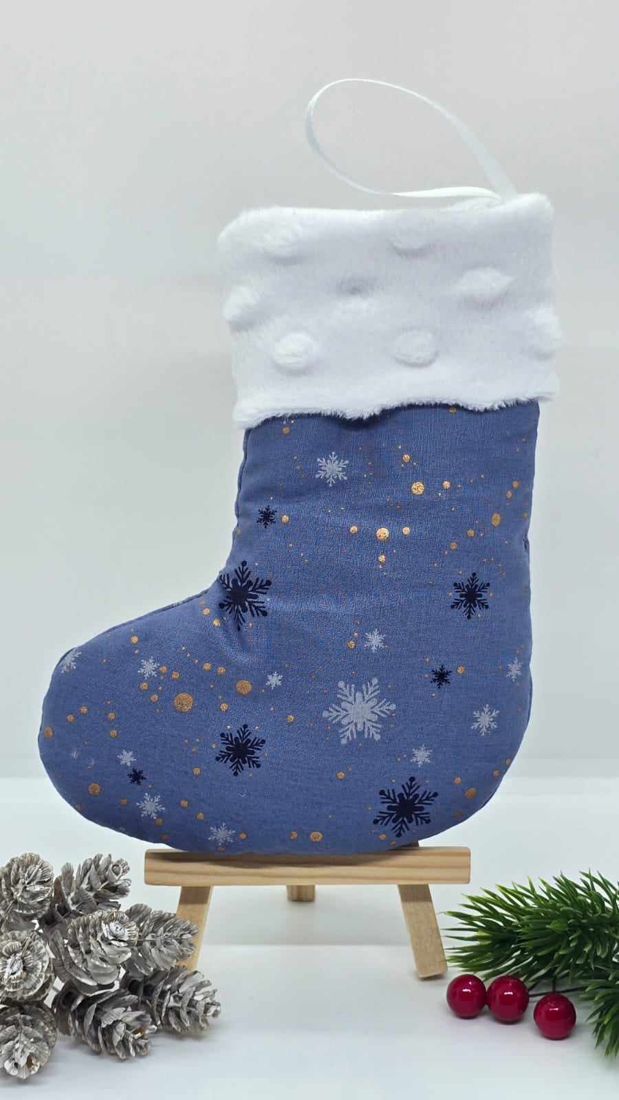 Petite botte de Noël décorative