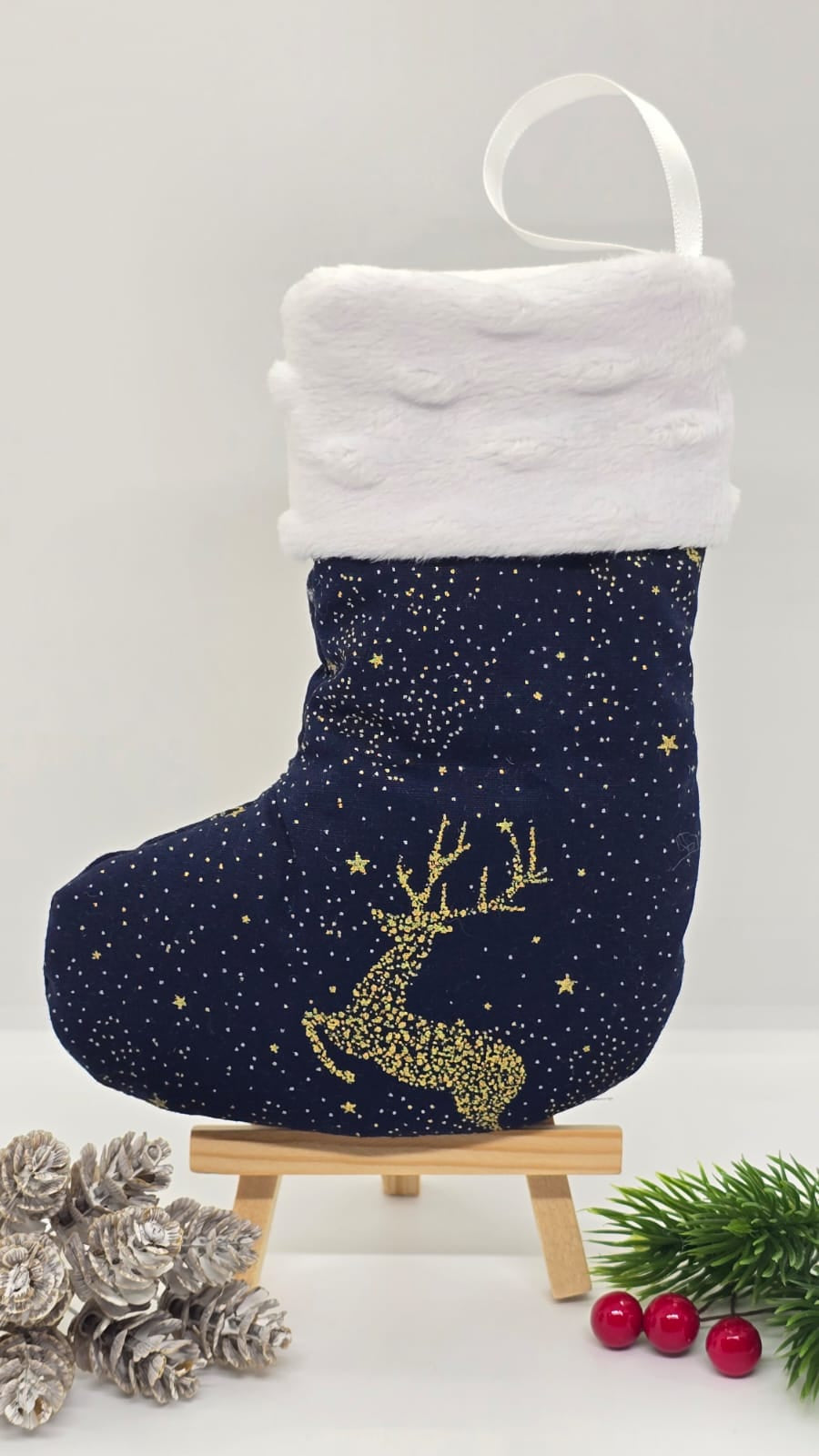 Petite botte de Noël décorative