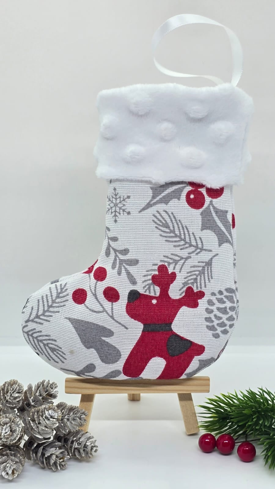 Petite botte de Noël décorative